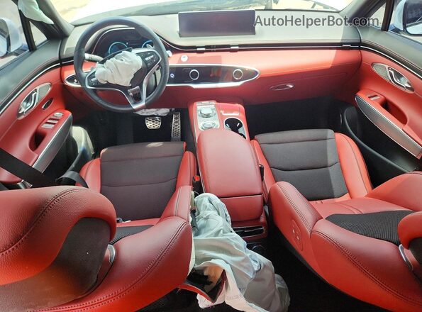 5NMMADTB5RH006697 2024 GENESIS GV70 White წინა პანელის ხედი