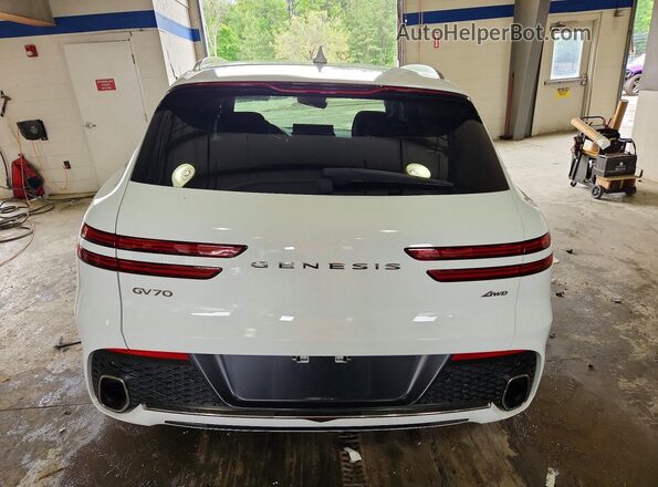 5NMMADTB9RH012096 2024 GENESIS GV70 White უკანა ხედი