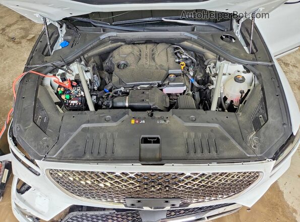5NMMADTB9RH012096 2024 GENESIS GV70 White ძრავის განყოფილების ხედი