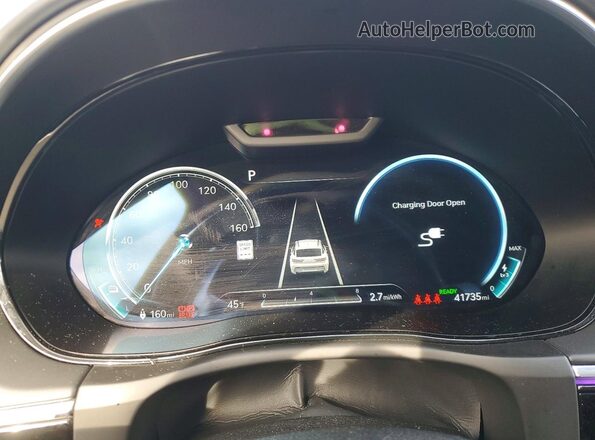 5NMMCET12PH000862 2023 GENESIS ELECTRIFIED Серебряный Вид щитка приборов