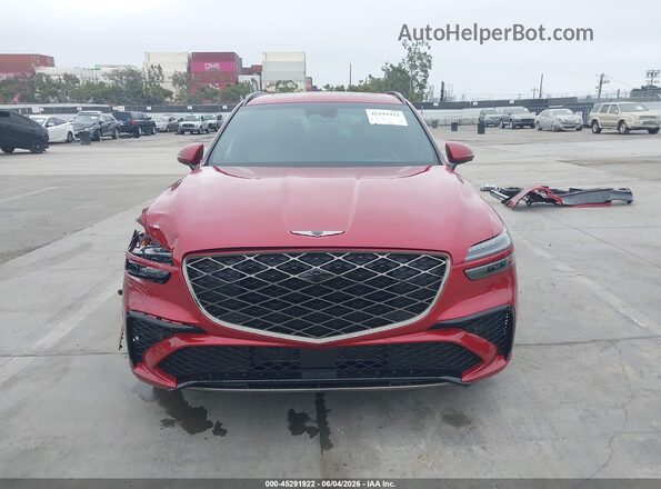 5NMMDDTCXTH046491 2026 GENESIS GV70 Red Vista interior trasera