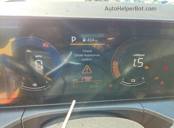 5NMP14G13TH102026 2026 HYUNDAI SANTA Silver Սարքավորումների վահանակի տեսք