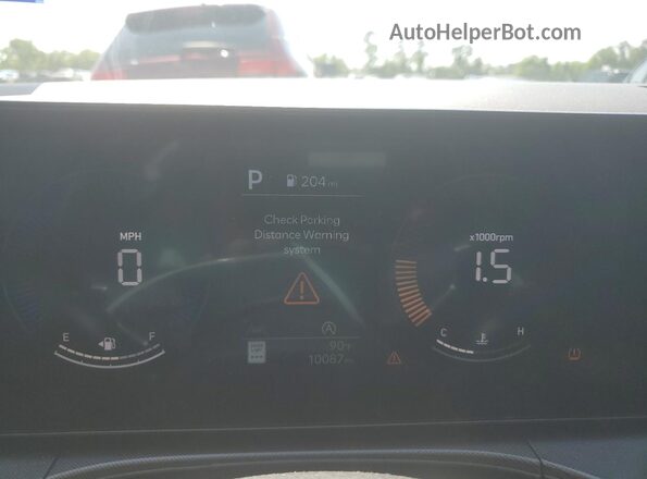 5NMP14GL0RH040871 2024 HYUNDAI SANTA Серебряный Вид щитка приборов