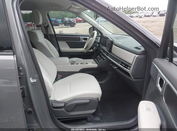5NMP14GL0RH041180 2024 HYUNDAI SANTA FE Gray Widok wnętrza z przodu