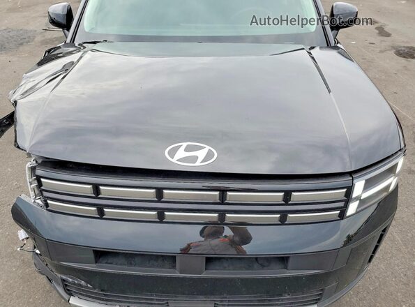 5NMP14GL0SH136618 2025 HYUNDAI SANTA Black Vista del compartimento del motor