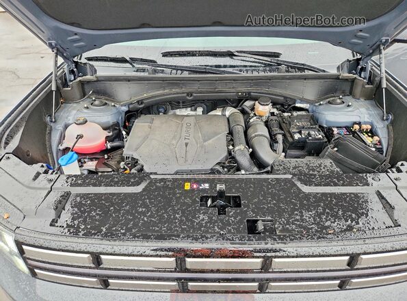 5NMP1DGL4SH115853 2025 HYUNDAI SANTA Gray Vista del compartimento del motor