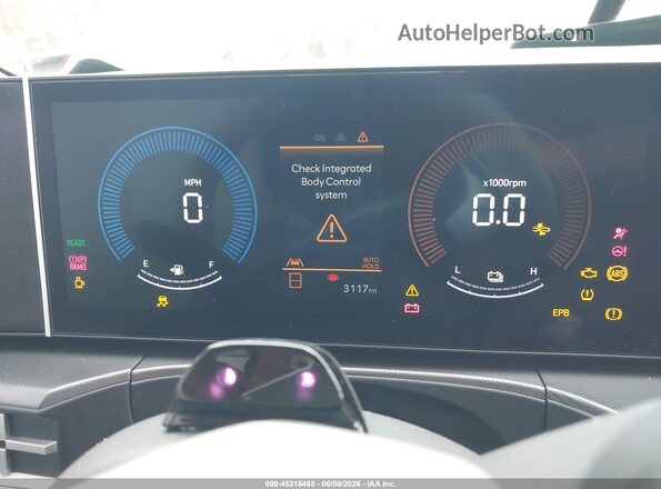 5NMP24G12TH100989 2026 HYUNDAI SANTA FE HYBRID Gray Vista de los asientos traseros