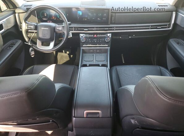 5NMP24G14RH007299 2024 HYUNDAI SANTA Gray Widok deski rozdzielczej