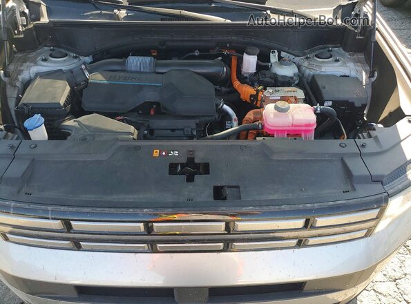 5NMP24G14RH007299 2024 HYUNDAI SANTA Gray Widok komory silnika