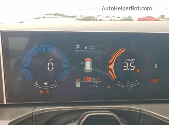 5NMP24GL5SH099191 2025 HYUNDAI SANTA Silver Սարքավորումների վահանակի տեսք