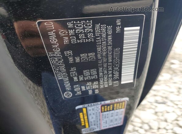 5NMP24GL5SH111016 2025 HYUNDAI SANTA Black VIN sticker view