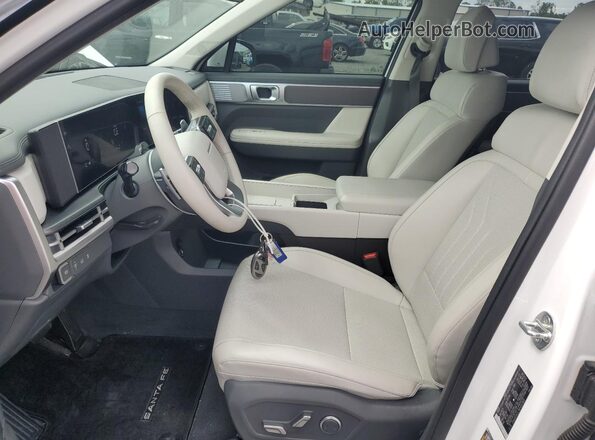 5NMP24GL9RH037805 2024 HYUNDAI SANTA White Widok wnętrza z przodu