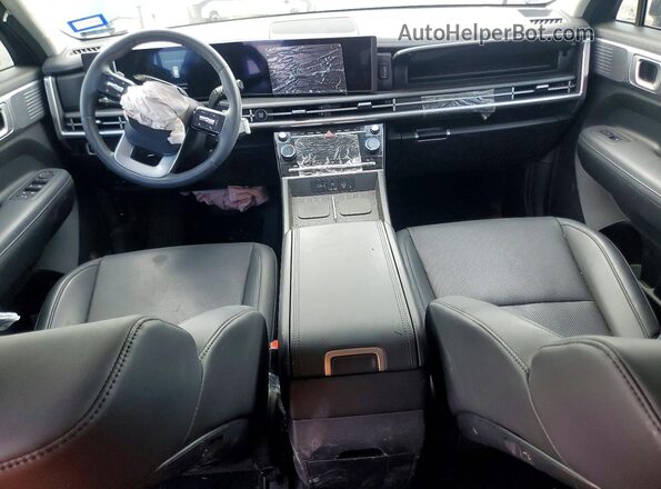 5NMP24GLXSH123145 2025 HYUNDAI SANTA Blue Widok deski rozdzielczej