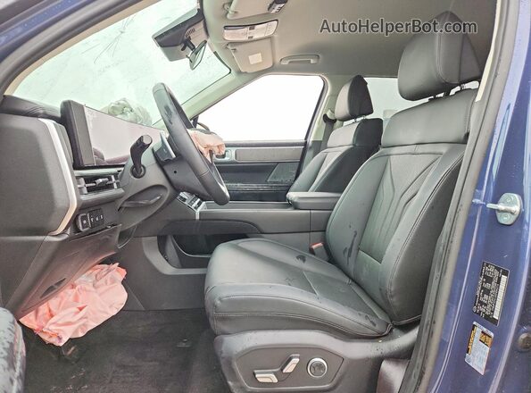 5NMP2DG13SH045774 2025 HYUNDAI SANTA Blue Front interior view