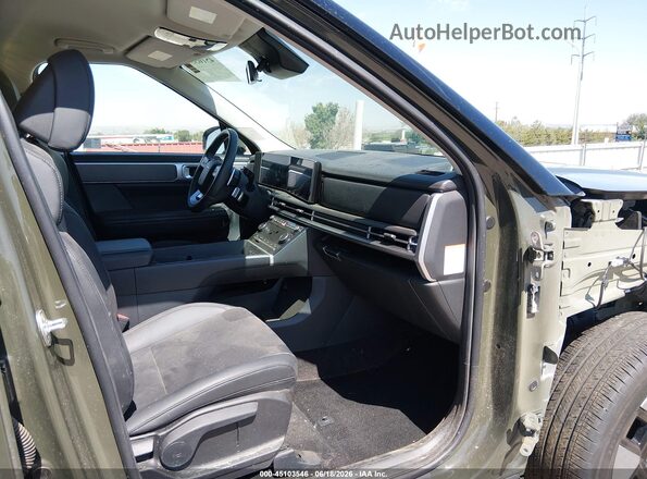 5NMP2DG14RH005584 2024 HYUNDAI SANTA FE HYBRID Green წინა სალონის ხედი