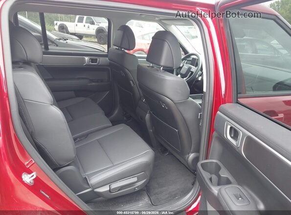 5NMP2DG16SH059846 2025 HYUNDAI SANTA FE HYBRID Red VIN კოდის სტიკერის ხედი