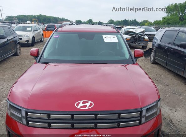 5NMP2DG16SH059846 2025 HYUNDAI SANTA FE HYBRID Red წინა ხედი