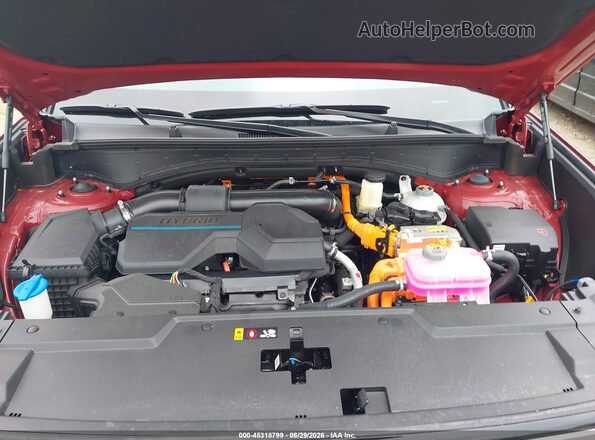 5NMP2DG16SH059846 2025 HYUNDAI SANTA FE HYBRID Red უკანა ხედი