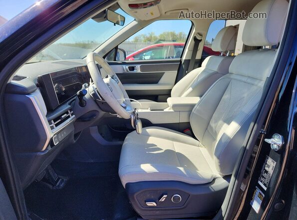 5NMP2DG18RH001313 2024 HYUNDAI SANTA Black Vista interior delantera