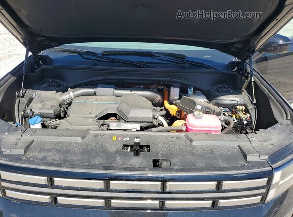 5NMP2DG18RH007502 2024 HYUNDAI SANTA Black Vista del compartimento del motor