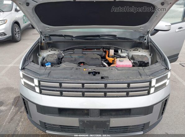 5NMP2DG19SH042636 2025 HYUNDAI SANTA FE HYBRID Silver Rear view