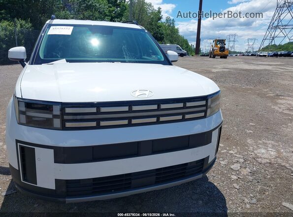 5NMP2DG1XRH002012 2024 HYUNDAI SANTA FE HYBRID Белый Вид задней части салона