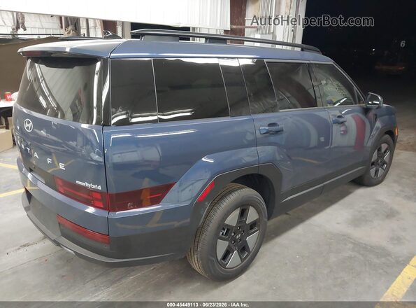 5NMP2DG1XTH087201 2026 HYUNDAI SANTA FE HYBRID Синий Задняя правая четверть
