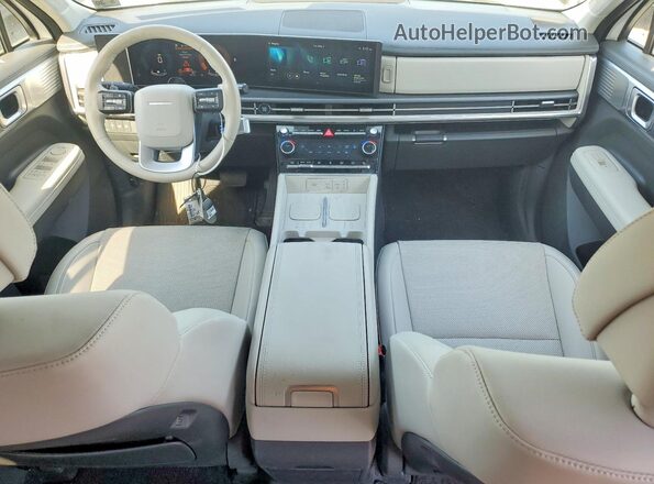 5NMP2DGL0SH114308 2025 HYUNDAI SANTA White Dashboard view
