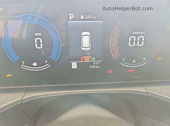 5NMP2DGL4TH182838 2026 HYUNDAI SANTA White Vista del cuadro de instrumentos