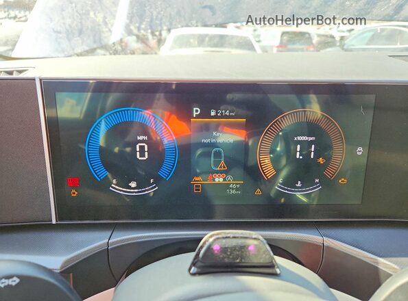 5NMP2DGL6TH163739 2026 HYUNDAI SANTA Blue Instrument cluster view