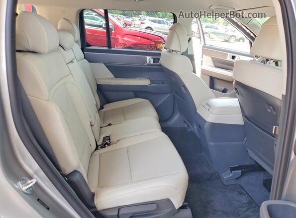 5NMP2DGLXSH120911 2025 HYUNDAI SANTA Silver Rear seats view