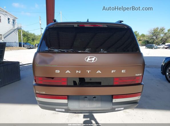 5NMP34G11RH010156 2024 HYUNDAI SANTA FE HYBRID Коричневый 
