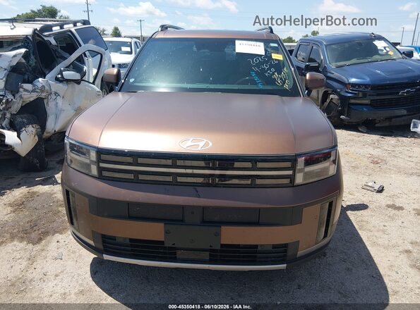 5NMP34G19SH057456 2025 HYUNDAI SANTA FE HYBRID Brown Սալոնի հետևի տեսք
