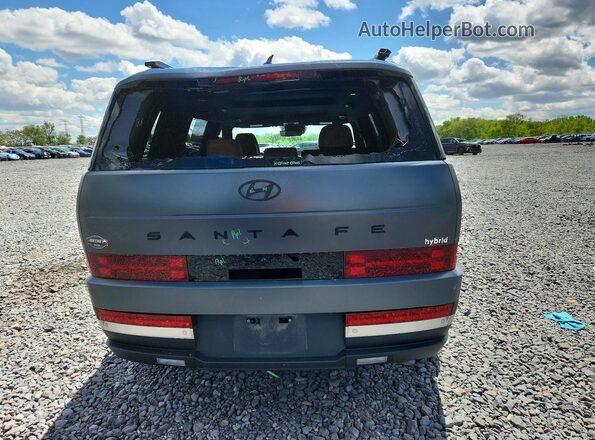 5NMP34G1XRH013234 2024 HYUNDAI SANTA Gray Widok z tyłu
