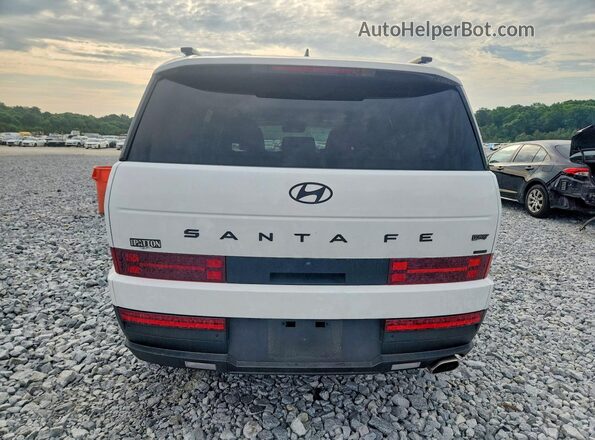 5NMP3DGL6SH113774 2025 HYUNDAI SANTA White უკანა ხედი