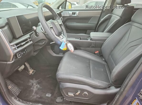 5NMP3DGL9SH133193 2025 HYUNDAI SANTA Blue Front interior view