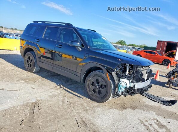 5NMP3DGLXRH025580 2024 HYUNDAI SANTA Black Przód prawy