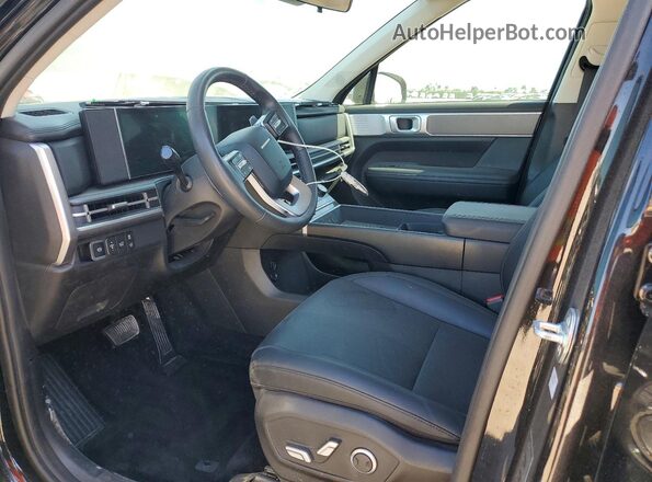 5NMP3DGLXRH025580 2024 HYUNDAI SANTA Black Widok wnętrza z przodu