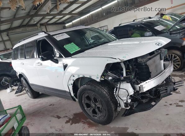5NMP3DGLXRH044114 2024 HYUNDAI SANTA FE White Вид задньої частини салону