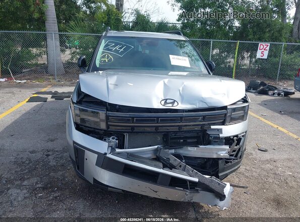 5NMP3DGLXSH148818 2025 HYUNDAI SANTA FE Silver Widok zestawu wskaźników