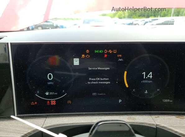 5NMP44GL0TH185763 2026 HYUNDAI SANTA Красный Вид щитка приборов