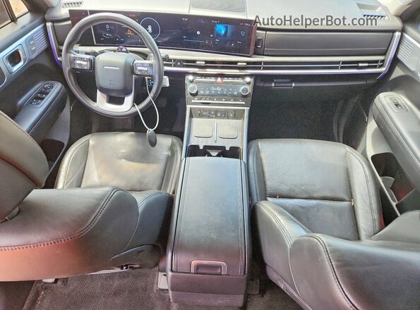 5NMP44GL3RH046462 2024 HYUNDAI SANTA Black წინა პანელის ხედი