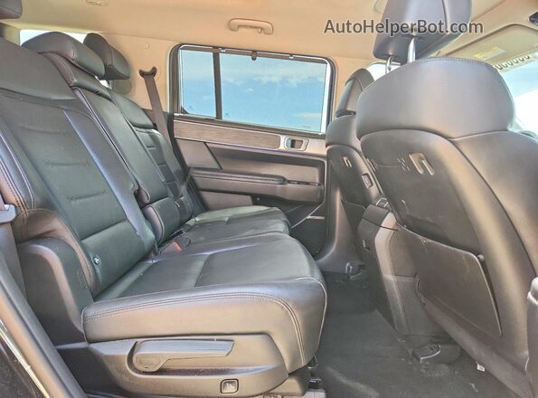 5NMP44GL3RH046462 2024 HYUNDAI SANTA Black უკანა სალონის ხედი