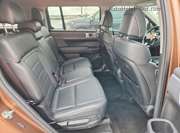 5NMP44GL9RH017435 2024 HYUNDAI SANTA Brown უკანა სავარძლების ხედი