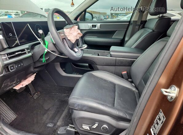 5NMP44GL9RH017435 2024 HYUNDAI SANTA Brown წინა სალონის ხედი