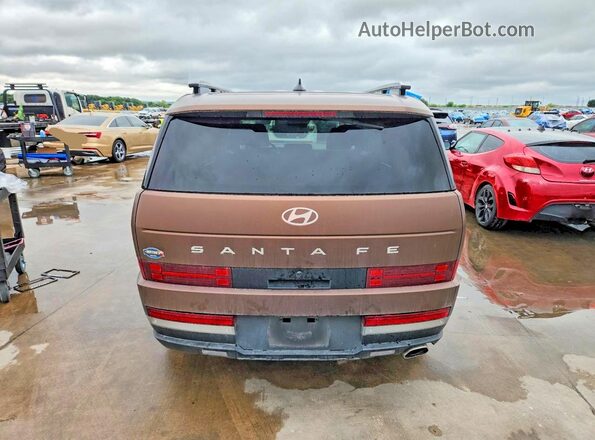 5NMP44GL9RH017435 2024 HYUNDAI SANTA Brown უკანა ხედი
