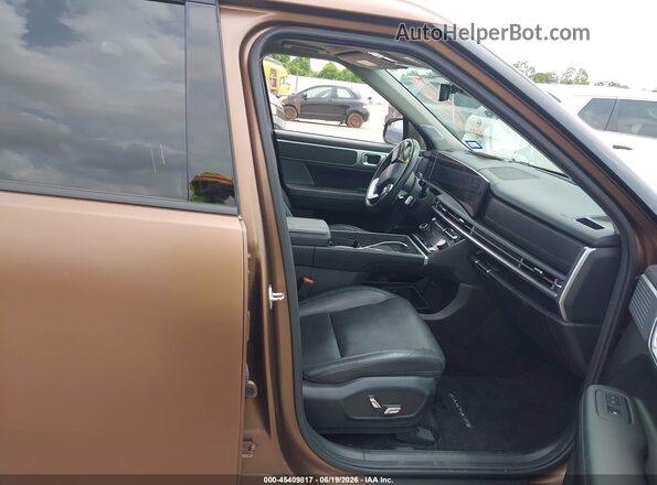 5NMP4DGL6RH018252 2024 HYUNDAI SANTA FE Brown Вид салону спереду