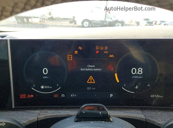 5NMP4DGL7RH034508 2024 HYUNDAI SANTA Black ხელსაწყოთა პანელის ხედი