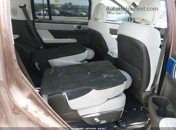 5NMP54G10RH016640 2024 HYUNDAI SANTA FE HYBRID Brown Widok naklejki z numerem VIN