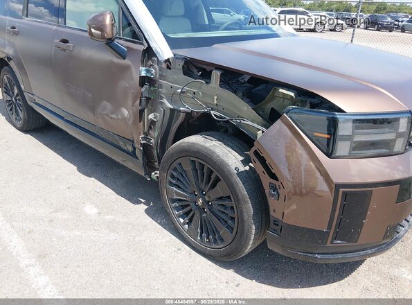 5NMP54G10RH016640 2024 HYUNDAI SANTA FE HYBRID Brown Widok z przodu